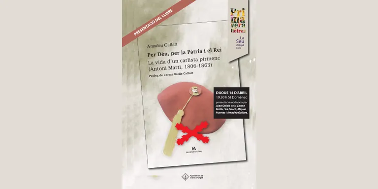 Amadeu Gallart presenta a la Seu d'Urgell el llibre 'Per Déu, per la Pàtria i el Rei'