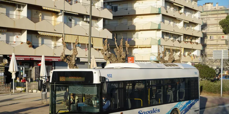 El bus interurbà Pineda-Calella, també gratuït fins el 9 d'abril