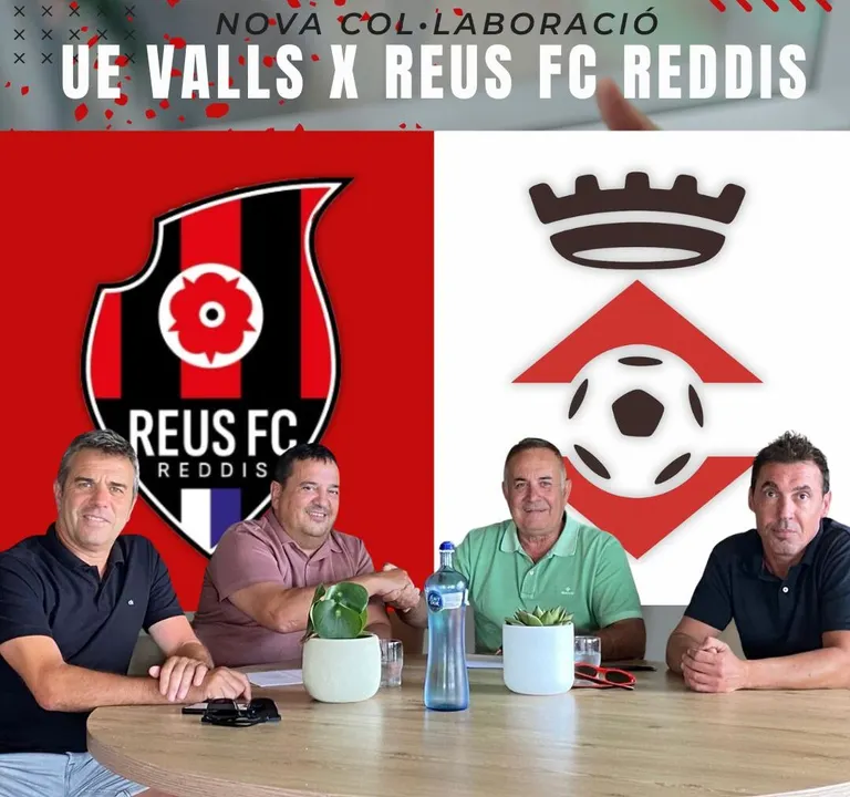 La UE Valls tanca un acord de col·laboració amb el Reus FC Reddis