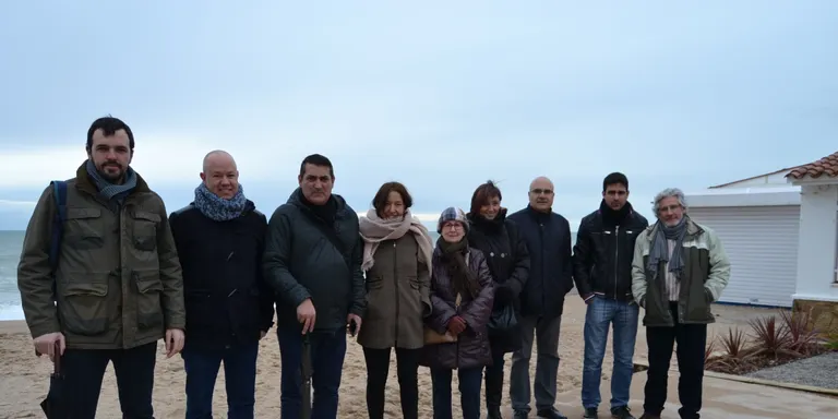 Diputats de Ciutadans al Parlament visiten Pineda per interessar-se per l'estat del Passeig