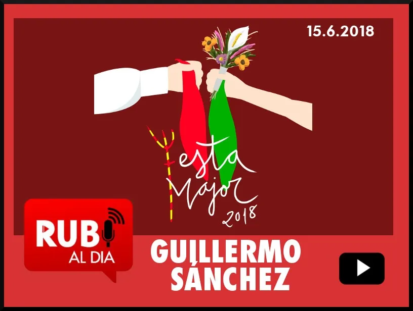 GUILLERMO SÁNCHEZ ha diseñado el Cartel de la Festa Major 2018