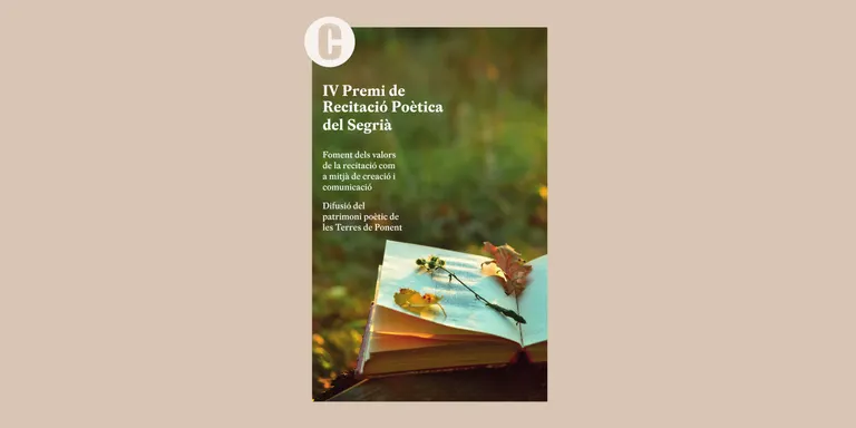 Oberta la convocatòria del IV Premi de Recitació Poètica del Segrià