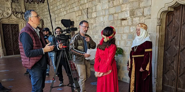 Cinemart ha començat el rodatge del 'Baró de Montpalau' a diversos punts de la comarca i al Castell de Sta. Florentina