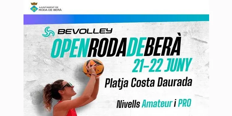 La platja Costa Daurada de Roda de Berà acollirà una nova edició del Campionat de Vòlei Platja BeVolley