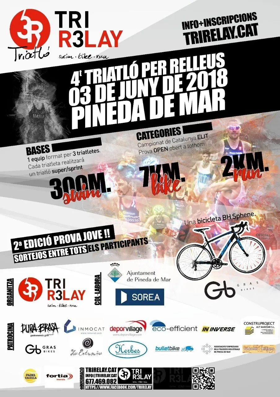 Torna el TriRelay Triatló aquest diumenge, i forma part del Campionat de Catalunya