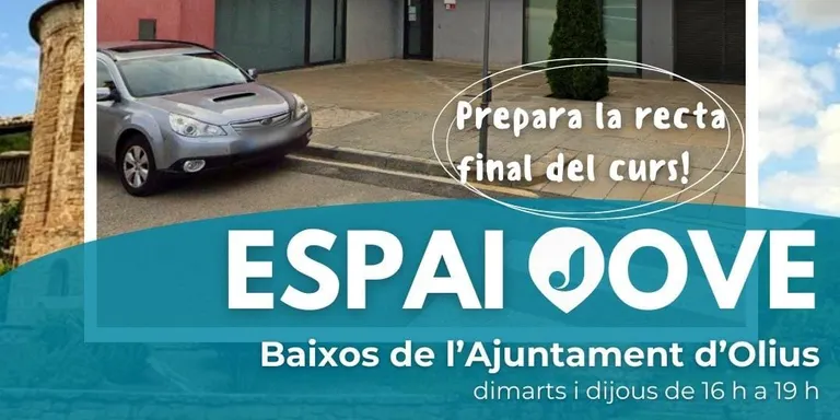 L'Ajuntament d'Olius habilita una Aula d'Estudi i Treball Autònom
