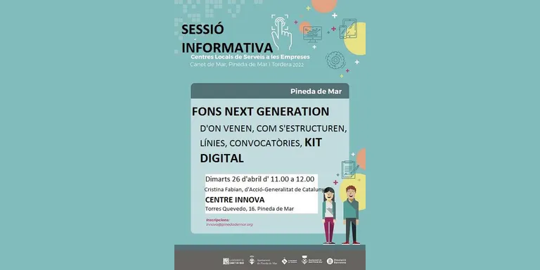 El Centre Innova de Pineda organitza una xerrada per saber accedir als fons Next Generation