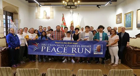 -LA CARRERA PEACE RUN INTERNACIONAL LLEGA A HONDARRIBIA