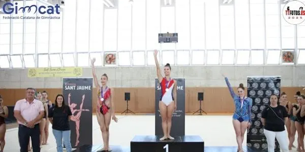La gimnàstica del CER Torredembarra, Lucía Caro, es proclama campiona de Catalunya de N5