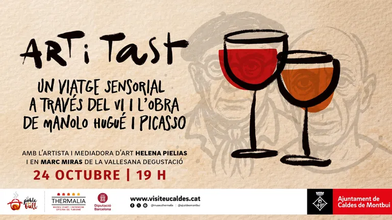 El Museu Thermàlia es transforma, un cop més, en la casa de l’art i el vi amb una performance històrica sobre art