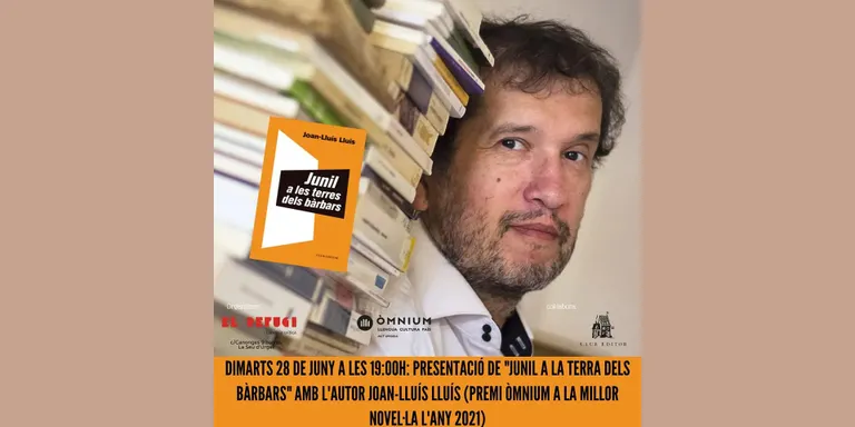 Joan-Lluís Lluís presenta a la Seu d'Urgell 'Junil a les terres dels bàrbars'