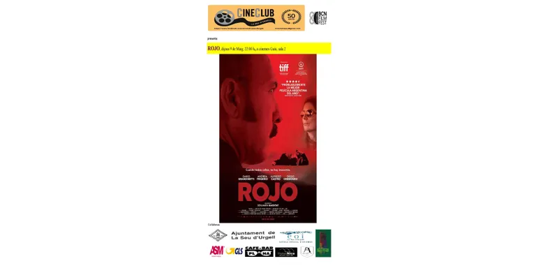 El Cineclub la Seu presenta 'Rojo', un 'thriller' sobre l'Argentina prèvia a la dictadura