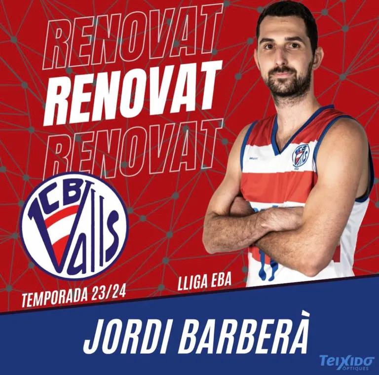 Jordi Barberà renova amb el CB Valls