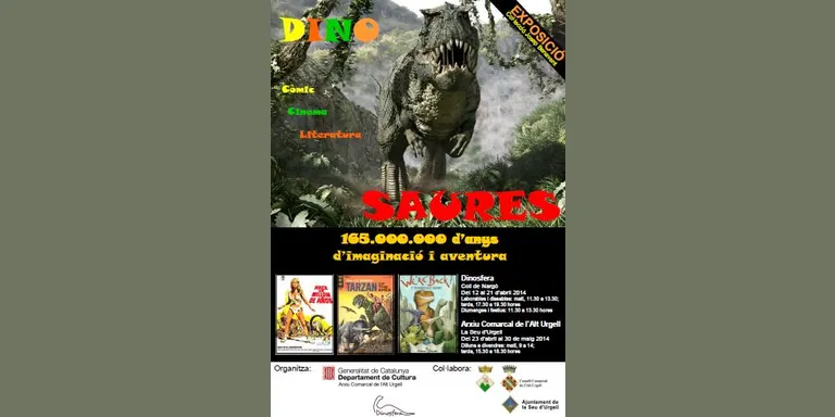 Dinosfera acull a partir de dissabte l'exposició 'El món fantàstic dels dinosaures'