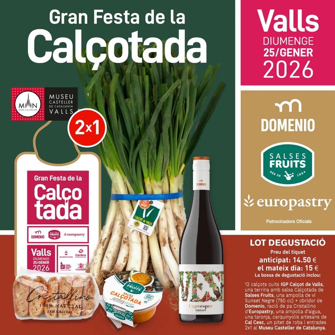 S’obre la venda anticipada del lot degustació de la Gran Festa de la Calçotada