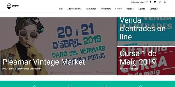 El nou portal web de l’Ajuntament d’Altafulla registra més de 93.000 visites en sis mesos