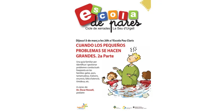 Nova xerrada de l'Escola de Pares a càrrec del pediatre Òscar Rosell