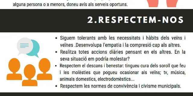 El servei de mediació dóna pautes per un bon confinament amb la família i els veïns