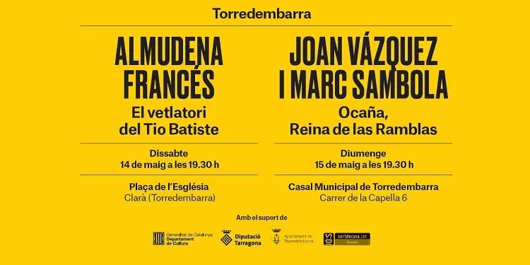 Torredembarra se suma al festival 'En Veu Alta' i serà l'escenari de dues actuacions aquest cap de setmana