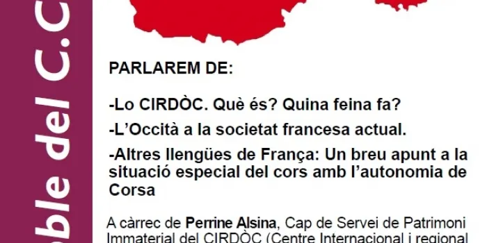 La Sala Noble del Calisay acull avui una ‘Charrada Occitana’ organitzada pel Cercle Occità dels dos Arenys