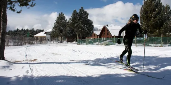 Reobren les pistes d'esquí nòrdic després de la nevada del cap de setmana