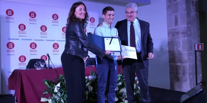 Oriol Mitjà rep el Premi per la Pau que atorga la Diptuació de Barcelona