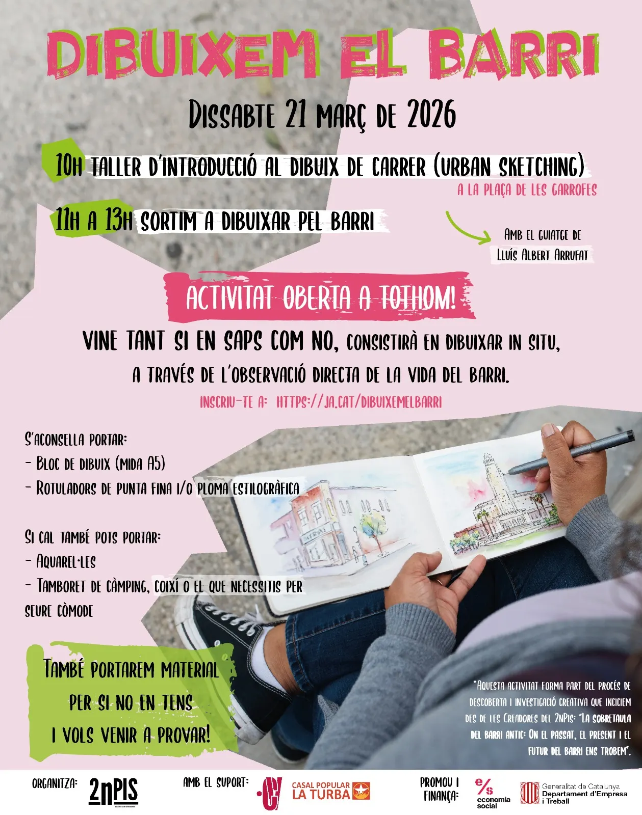 La sobretaula del Barri Antic portarà l’art al carrer amb una intervenció col·lectiva