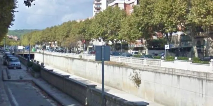 Comencen les obres de cobriment de la riera entre Arxiprest Rigau i Santa Clara