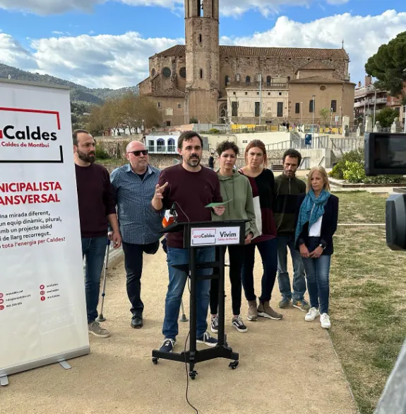 Ara Caldes presenta les línies mestres del seu projecte polític