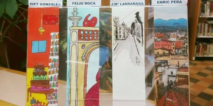 La Biblioteca comença a repartir avui els punts de llibre emmarcats en el 60è aniversari