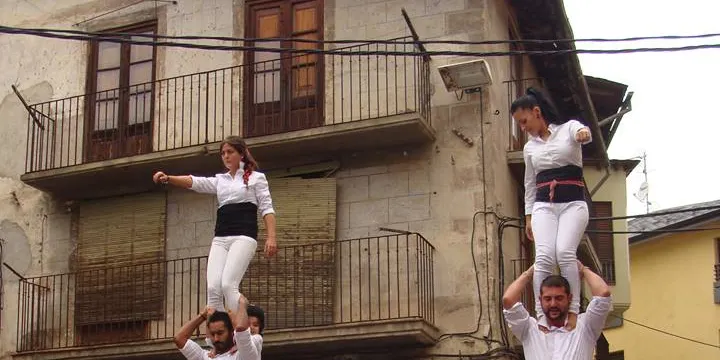 Castellciutat viu l'estrena dels Castellers d'Andorra