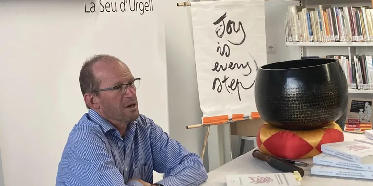 Ramon Carreras presenta a la Biblioteca Sant Agustí de la Seu d'Urgell el llibre 'Libertad en los Apalaches'