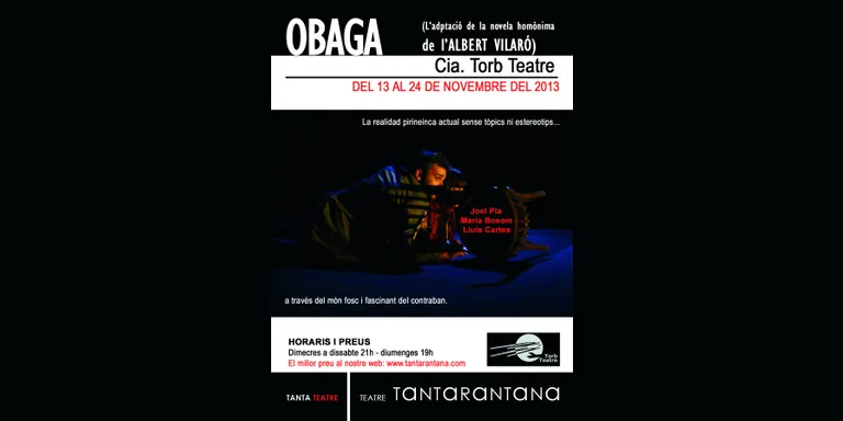 'Obaga', de Torb Teatre, al Teatre Tantarantana de Barcelona