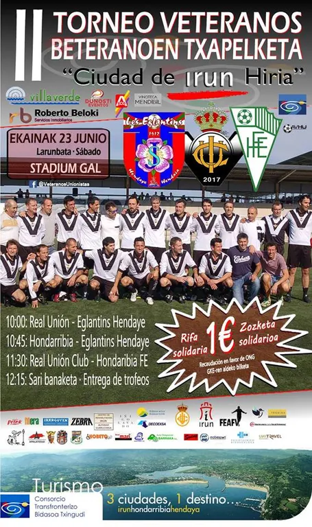 SEGUNDA EDICIÓN DEL TORNEO DE VETERANOS "CIUDAD DE IRUN" EN EL STADIUM GAL