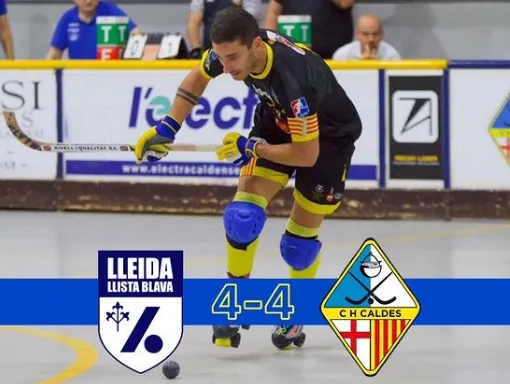El Recam Làser Caldes esgarrapa un punt de la pista del Lleida en un partit molt igualat (4-4)