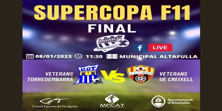 Altafulla acull la final de la Supercopa de futbol de veterans de la demarcació