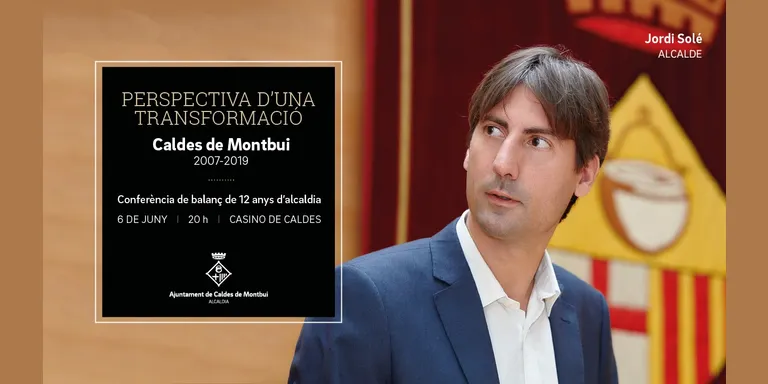 El fins ara alcalde de Caldes, Jordi Solé, tancarà la seva etapa al capdavant del consistori amb una conferència de balanç dels seus 12 anys de mandat