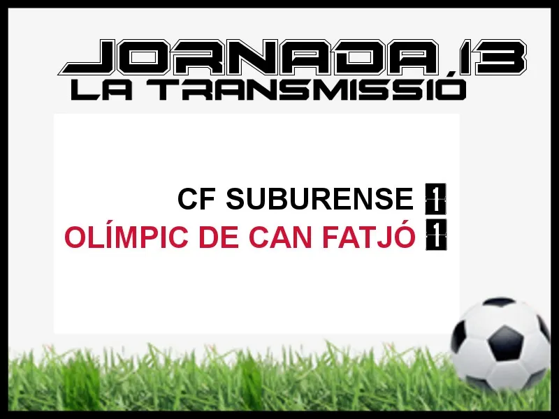 A PEU DE CAMP - JORNADA 13 diumenge tarda