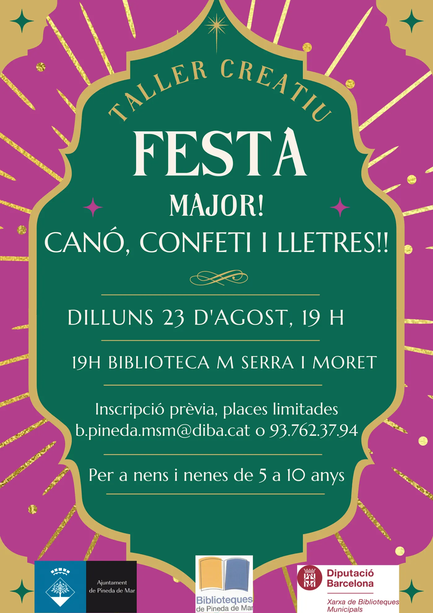 Taller creatiu per aprendre a fer confeti per la Festa Major de Pineda