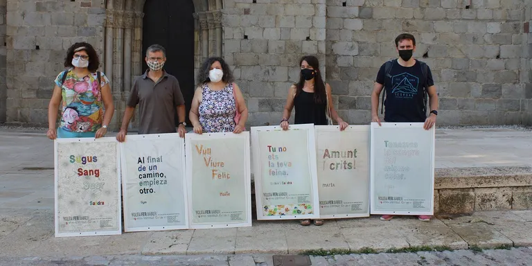 La Seu acull la campanya 'Volem fer saber', una reivindicació a través dels brodats