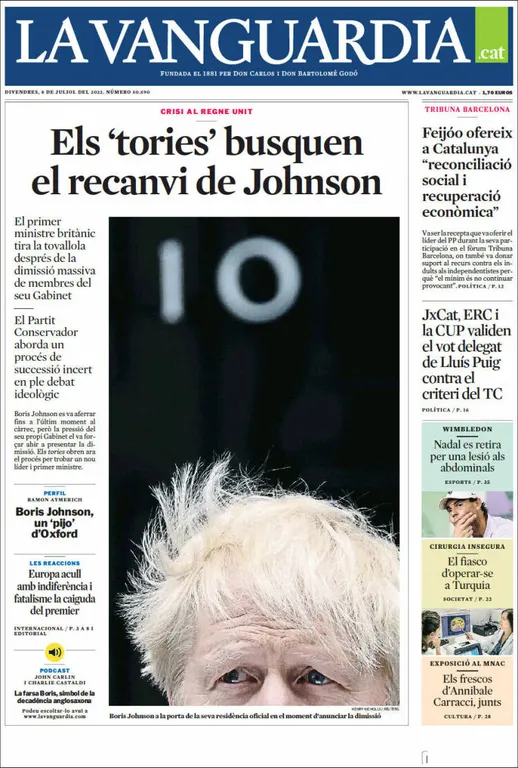 T'expliquem les portades dels diaris del territori d'aquest 8 de juliol