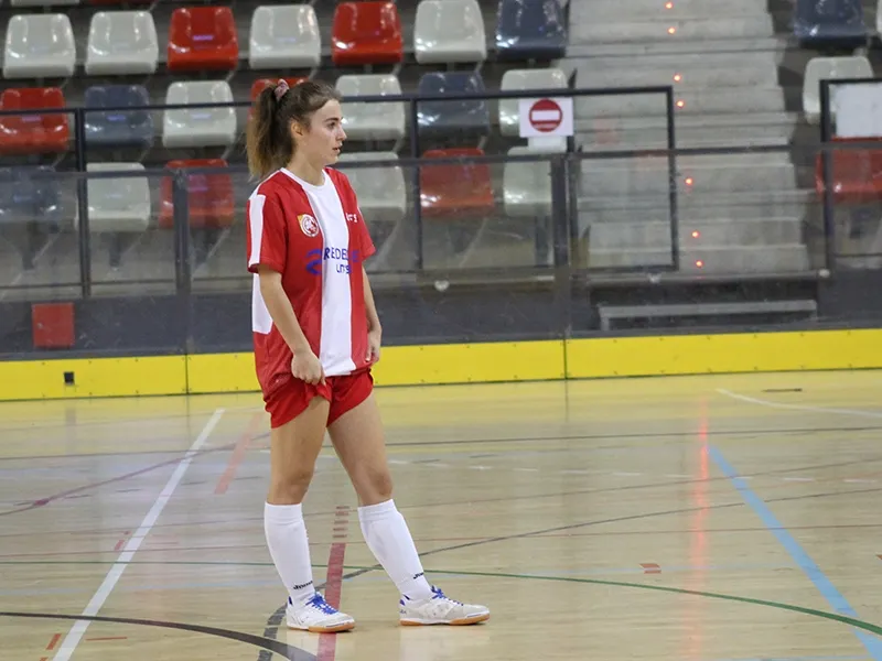 La jugadora de l'Esportiu Elsa en una imatga d'arxiu
