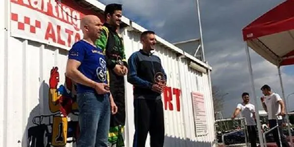 Alejandro Àvila, Jordi Estrada i Xavi Tuset, guanyadors de la primera prova del Campionat Amateur de Kàrting Altafulla