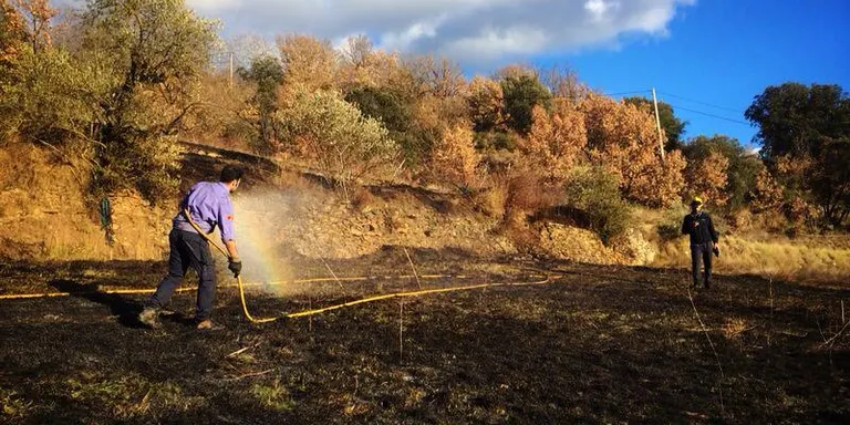 Dos focs cremen aquest dijous a Estamariu i Organyà