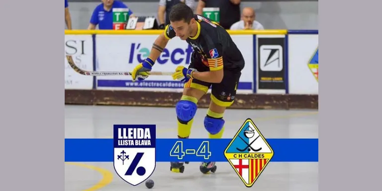 El Recam Làser Caldes esgarrapa un punt de la pista del Lleida en un partit molt igualat (4-4)