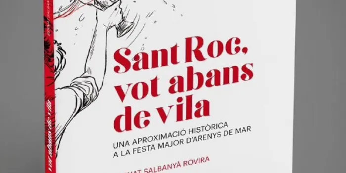 L’arenyenc Bernat Salbanyà reconstrueix la llegenda de Sant Roc en el llibre ‘Sant Roc, vot abans de vila’ publicat ara fa un any
