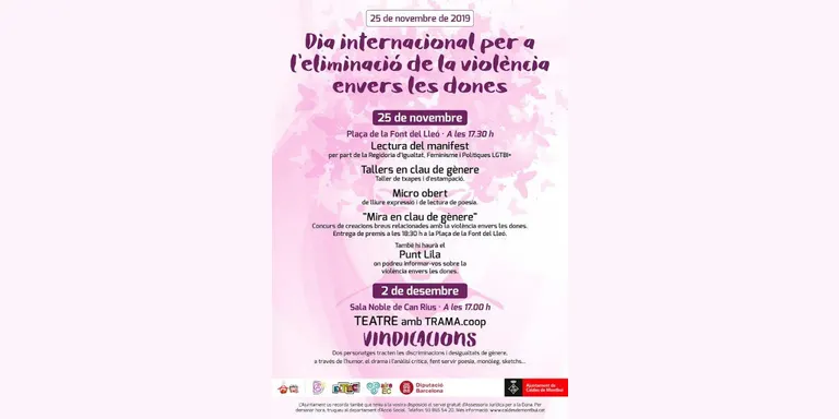 El jovent calderí present a la Jornada contra la violència masclista
