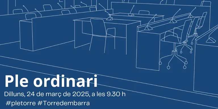 L'Ajuntament celebra el ple ordinari del mes de març el pròxim dilluns