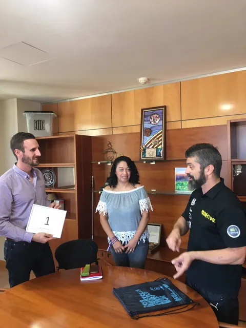Aquest matí ha tingut lloc la recepció institucional a la familia impulsora del Proyecto Pol