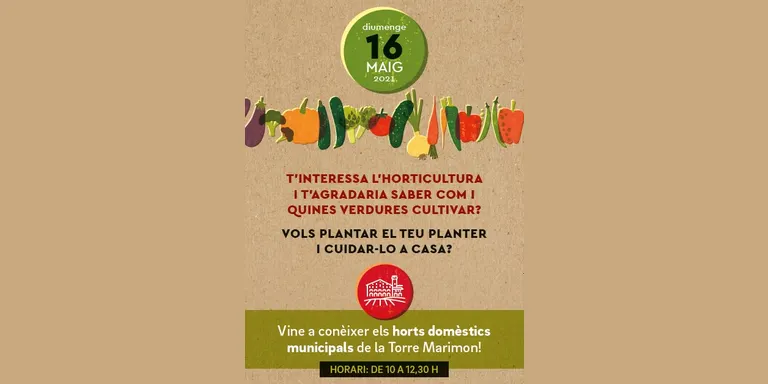 Caldes celebra el Dia Internacional de l’Horticultura amb visites guiades als Horts Domèstics Municipals de la Torre Marimon
